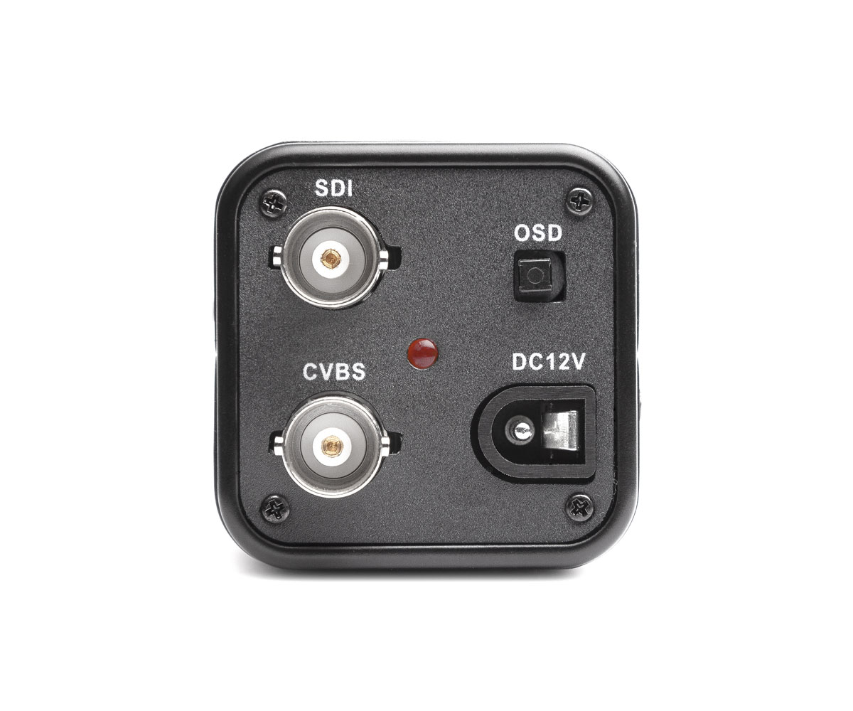 Back view, CCTV HD-SDI, Camera with 2.8-12mm Lens