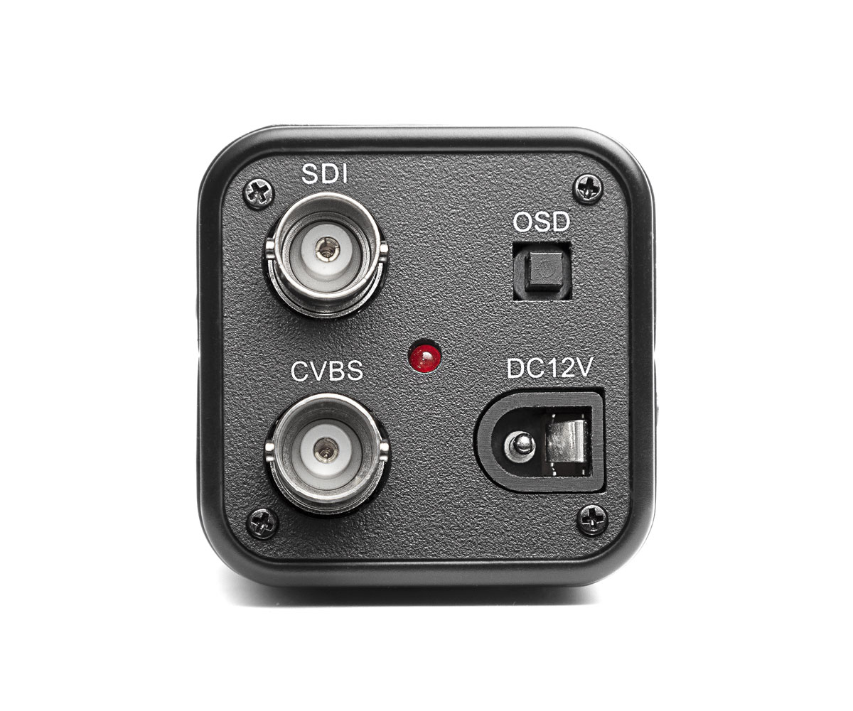 Back view, CCTV HD-SDI, Camera with 2.8-12mm Lens