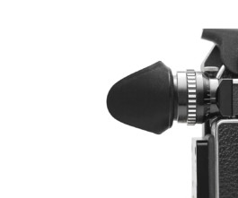 13X Viewfinder of the Bolex REX5 on a White Background.