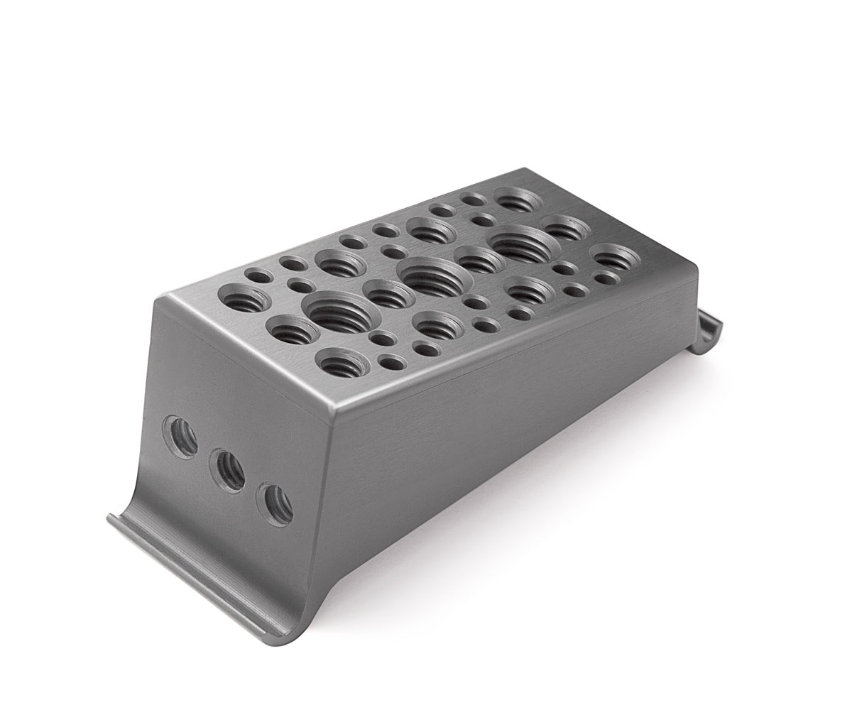 Bolex grey top Plate showcased on white background.