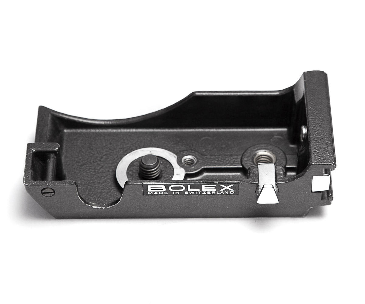 Bolex BASOU flat base adapter for round base H8/H16 with matte box mount.