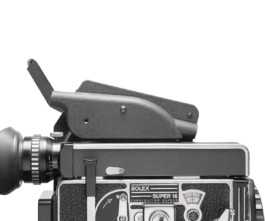 Bolex rex5 camera on white background. 