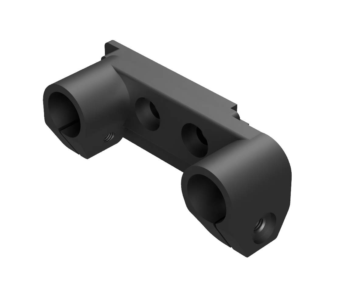 Bolfix LWS 15mm Rod Mounts for Bolex H16 Cameras – precision machined aluminium rod support system