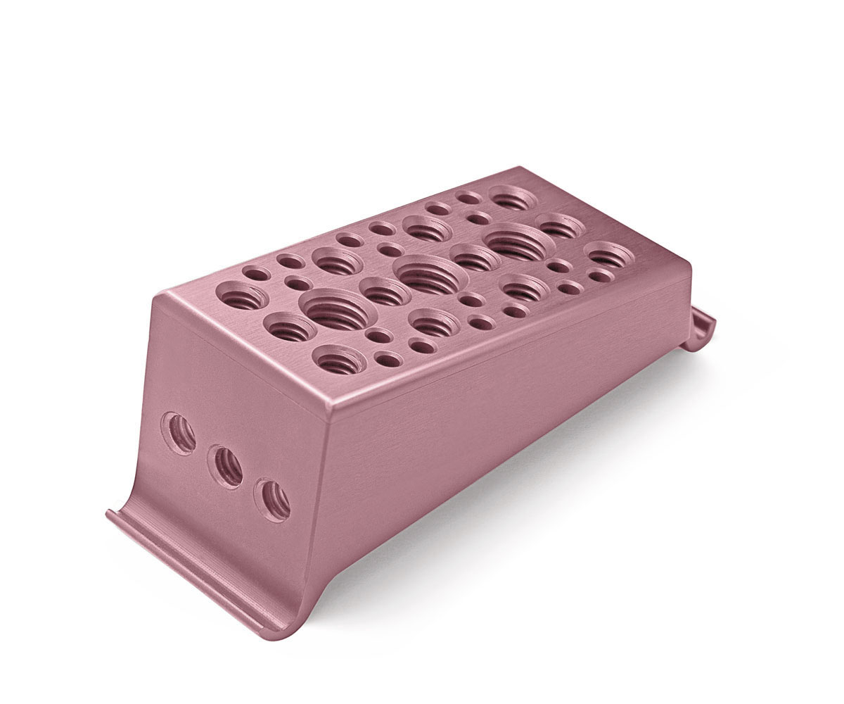 Bolex pink top Plate showcased on white background.